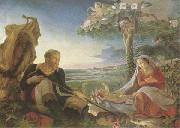 Philipp Otto Runge Rest on the Flight into Egypt (mk09) oil painting picture wholesale